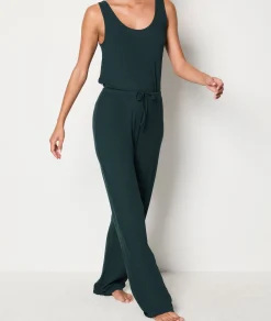 Etam 3 Piece Pyjamas GREENBACKGROUNDPRINT Hot