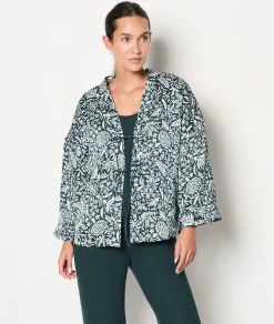 Etam 3 Piece Pyjamas GREENBACKGROUNDPRINT Hot