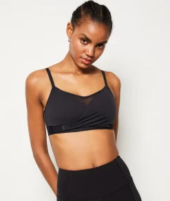 Etam Adjustable Sports Bra - Multi Support BLACK Best Sale