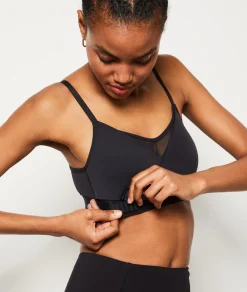 Etam Adjustable Sports Bra - Multi Support BLACK Best Sale