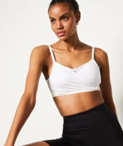 Etam Adjustable Sports Bra - Multi Support WHITE Best Sale