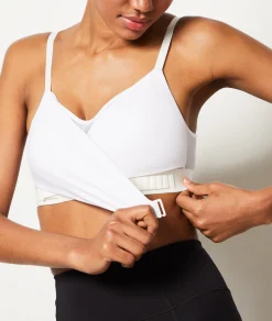 Etam Adjustable Sports Bra - Multi Support WHITE Best Sale