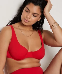 Etam Balconette Bikini Top ROUGE Sale