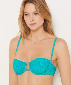 Etam Balconette Bikini Top BLUEGREEN Flash Sale