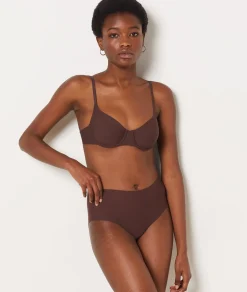 Etam Balconette Bra CHOCOLAT New