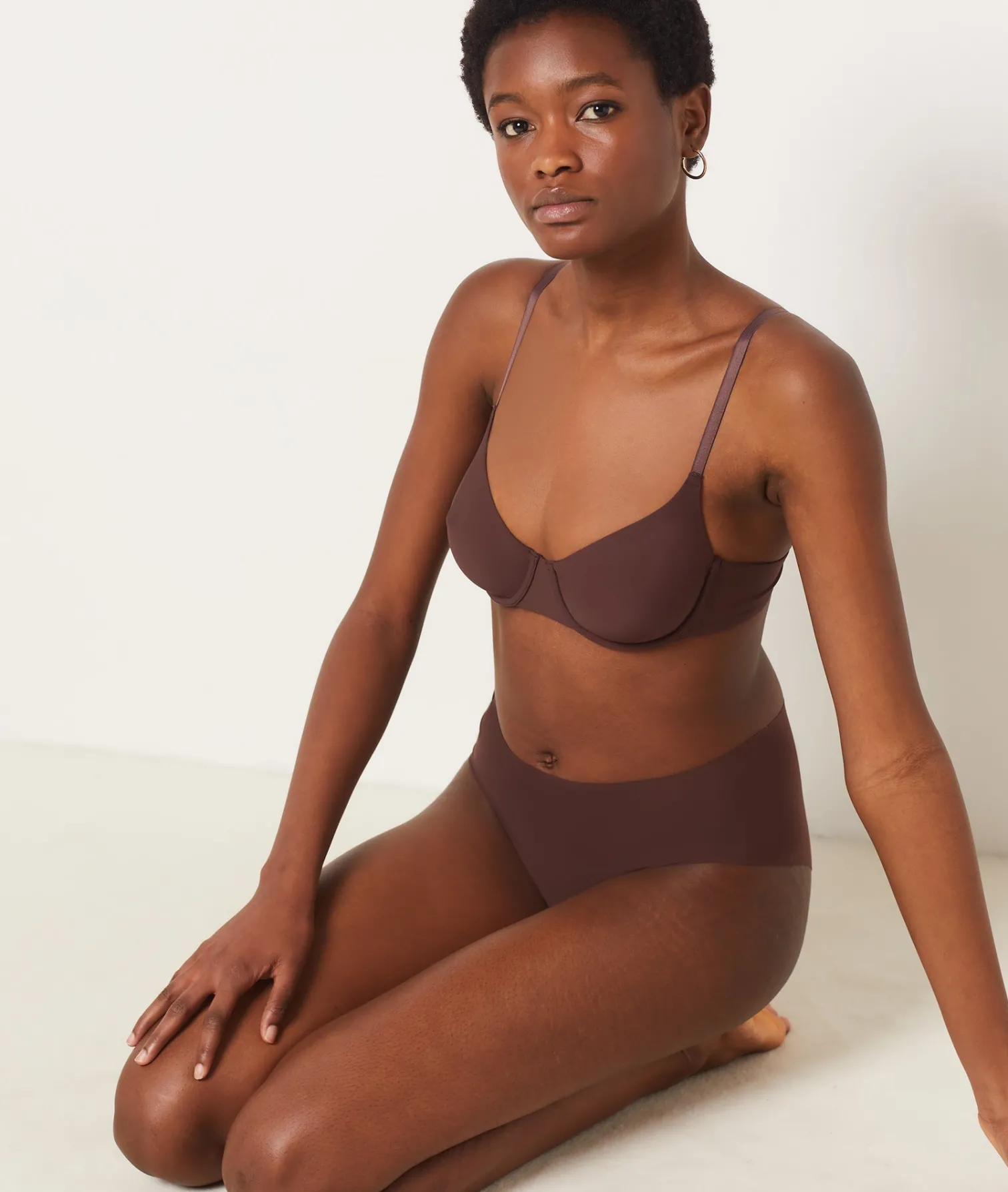 Etam Balconette Bra CHOCOLAT New