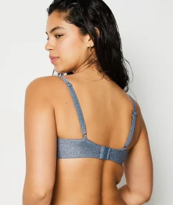 Etam Balconette Iridescent Bikini Top LIGHTGREY Best Sale