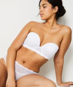 Etam Bandeau coques fines BLANC Sale