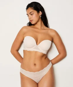 Etam Bandeau coques fines bretelles amovibles - bonnet D ROSEPOUDRE Best Sale