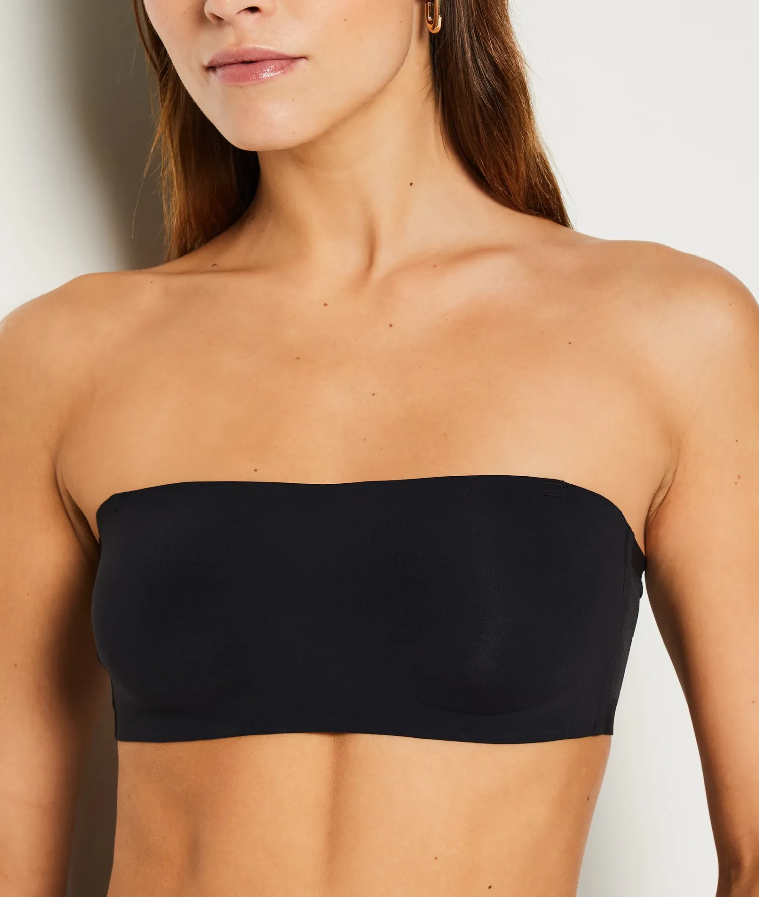 Etam Bandeau sans armatures en microfibre NOIR Shop