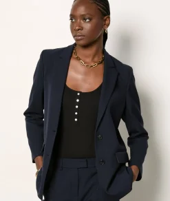 Etam Blazer Jacket BLACK Flash Sale