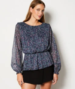 Etam Blouse à motifs IMPFDVIOLET. Store