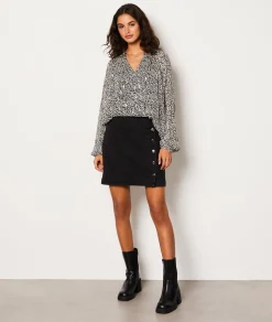 Etam Blouse fluide à motifs IMPFDNOIR Clearance