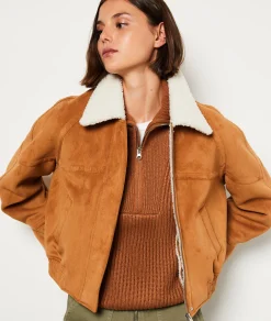 Etam Blouson col effet bouclette DUNE Fashion