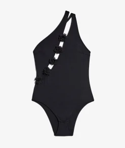 Etam Body asymétrique détails fleurs NOIR Online