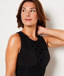 Etam Body post-mastectomie brodé NOIR Flash Sale