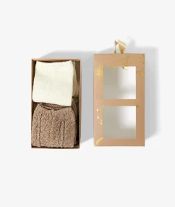 Etam Boîte cadeau lot de 2 chaussettes BEIGE Store