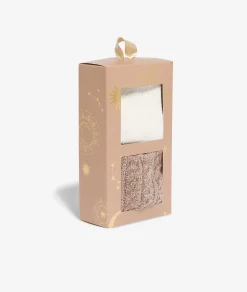 Etam Boîte cadeau lot de 2 chaussettes BEIGE Store