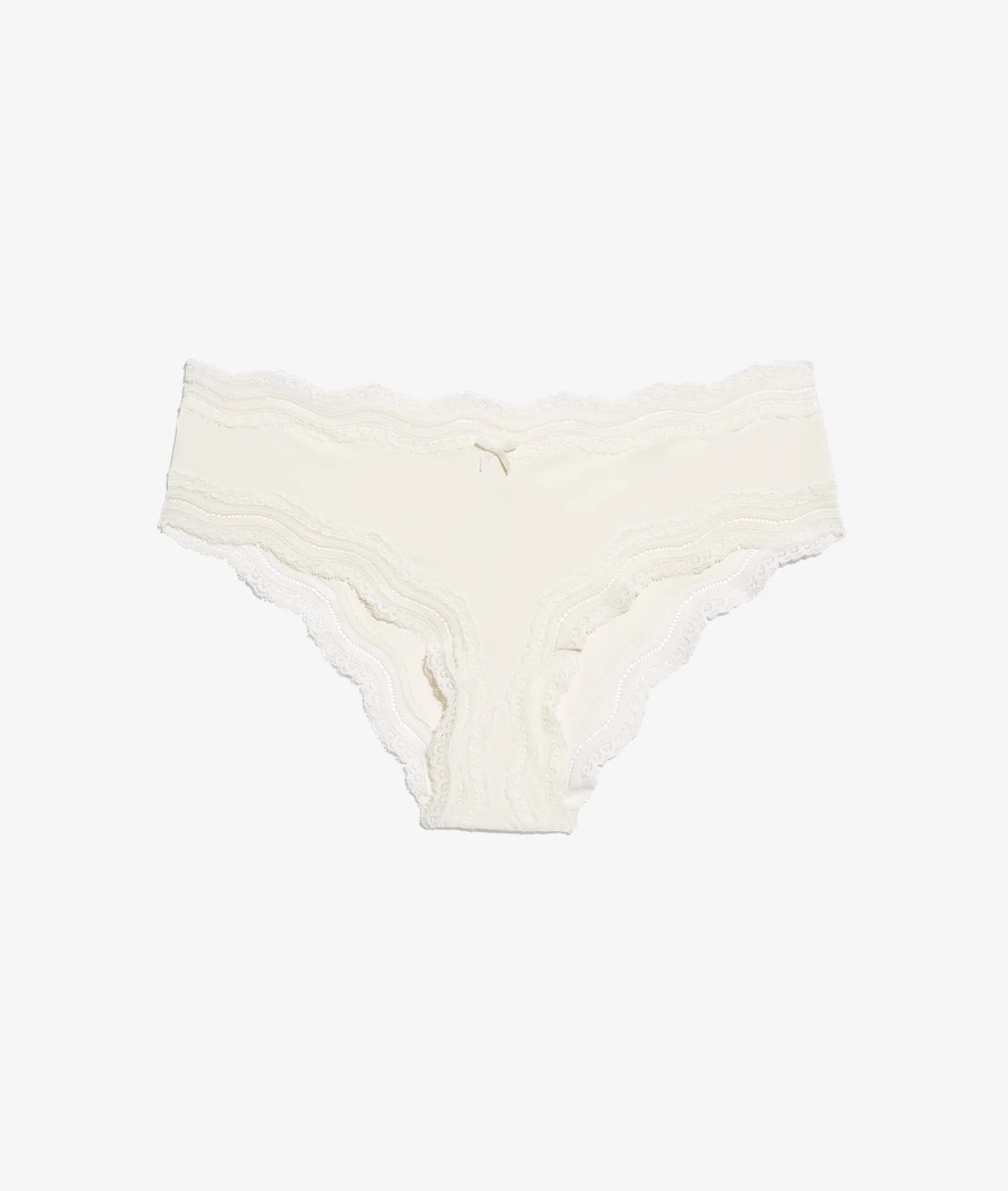 Etam Boyshorts With Lace Details WHITE Store