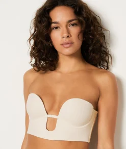 Etam Bra - Lightly Lined Bustier ECRU Sale