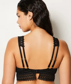 Etam Bra N.7 - The Balconette Scarf BLACK Clearance