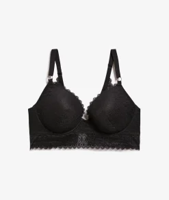 Etam Bra N.5 - The Lightly Lined Plunge Bra BLACK Hot