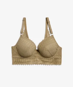 Etam Bra N.5 - The Lightly Lined Plunge Bra KHAKI Shop