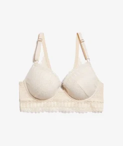 Etam Bra N.5 - The Lightly Lined Plunge Bra LINEN Cheap