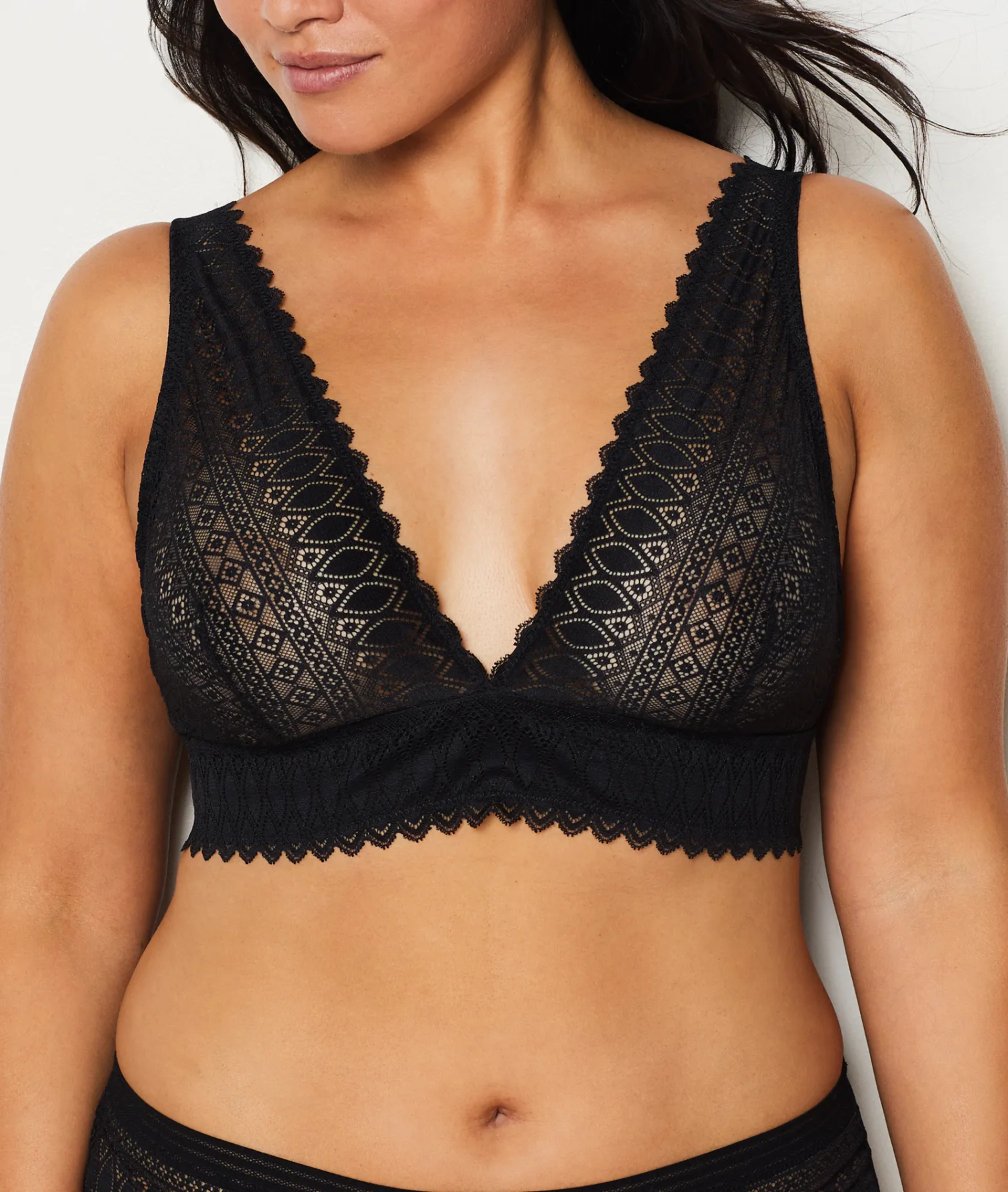 Etam Bra N.8 - The Wireless Triangle Scarf BLACK Sale