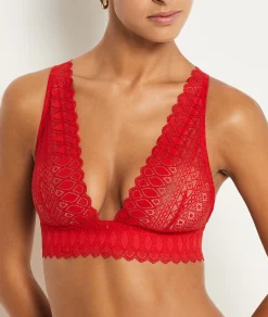Etam Bra N.8 - The Wireless Triangle Scarf RED Store