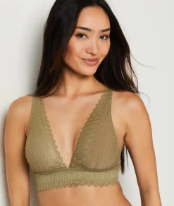 Etam Bra N.8 - The Wireless Triangle Scarf KHAKI Best