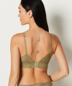 Etam Bra N.8 - The Wireless Triangle Scarf KHAKI Best