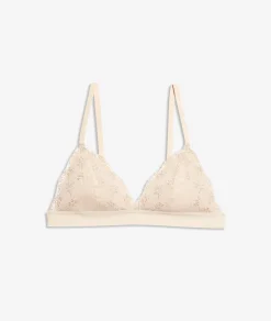 Etam Bra N.8 - The Wireless Triangle with Spacer Cups ECRU Cheap