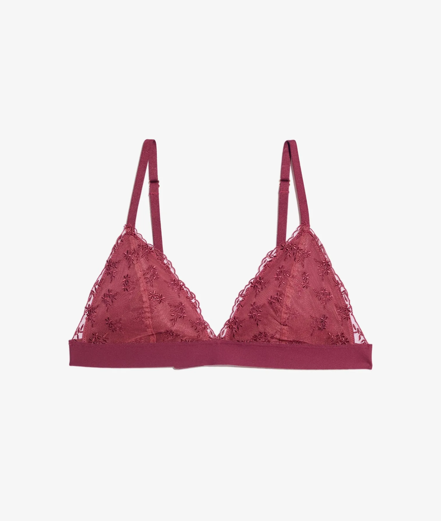 Etam Bra N.8 - The Wireless Triangle with Spacer Cups TERRACOTTA Best