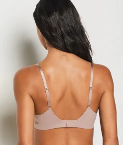 Etam Bra No. 4 - Lightly Lined Demi Bra TAUPE Hot