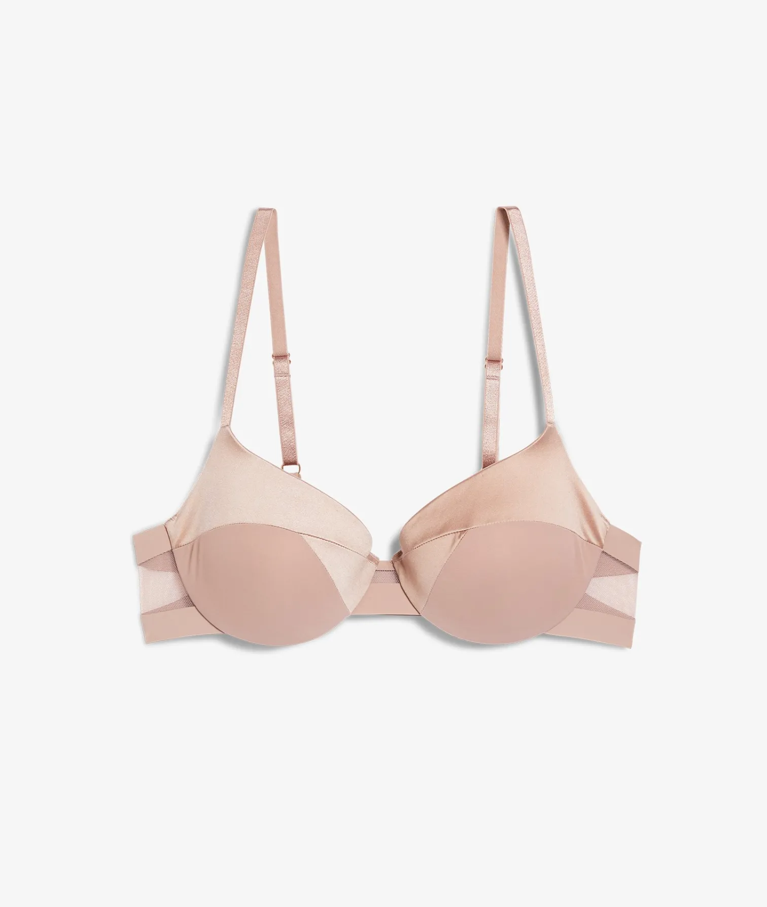 Etam Bra No. 4 - Lightly Lined Demi Bra TAUPE Hot