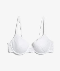 Etam Bra No. 4 - Lightly Lined Demi Bra BLANC Fashion