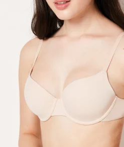 Etam Bra No. 4 - Lightly Lined Demi Bra LINEN Cheap