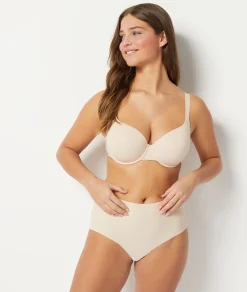 Etam Bra No. 4 - Lightly Lined Demi Bra LINEN Cheap