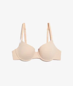Etam Bra No. 4 - Lightly Lined Demi Bra LINEN Cheap
