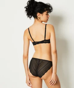 Etam Bra No. 4 - Lightly Lined Demi Bra NOIR Fashion