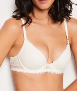 Etam Bra No. 2 - Plunging Push-Up ECRU Discount
