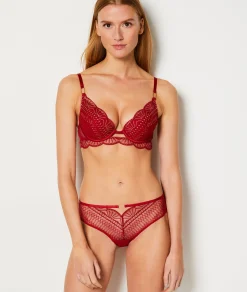 Etam Bra No. 2 - Plunging Push-Up ROUGE Best Sale
