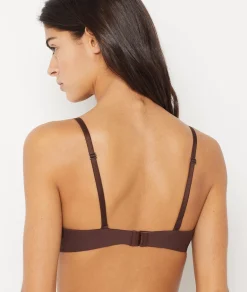 Etam Bra No. 2 - Plunging Push-Up CHOCOLAT New