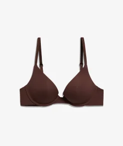 Etam Bra No. 2 - Plunging Push-Up CHOCOLAT New