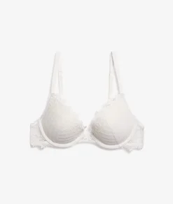 Etam Bra No. 2 - Plunging Push-Up WHITE Hot