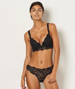 Etam Bra No. 2 - Plunging Push-Up IMPFDBLACK Sale