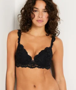 Etam Bra No. 2 - Plunging Push-Up BLACK Online