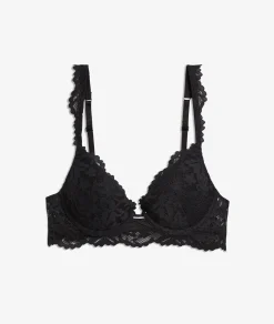 Etam Bra No. 2 - Plunging Push-Up BLACK Online