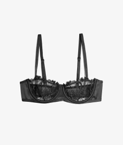 Etam Bra No. 9 - The Balconette Bra BLACK Fashion